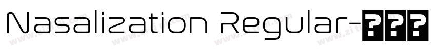 Nasalization Regular字体转换